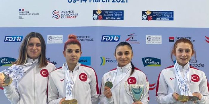 Büyük gurur. Helal olsun size. Türkiye Özel Sporcular Kadın Milli Takımı Avrupa şampiyonu oldu