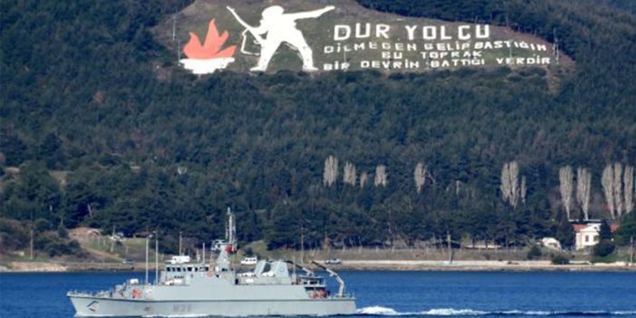 İspanya, Bulgaristan ve Romanya savaş gemileri Çanakkale Boğazı'ndan geçti