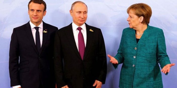 Putin, Macron ve Merkel ile görüştü