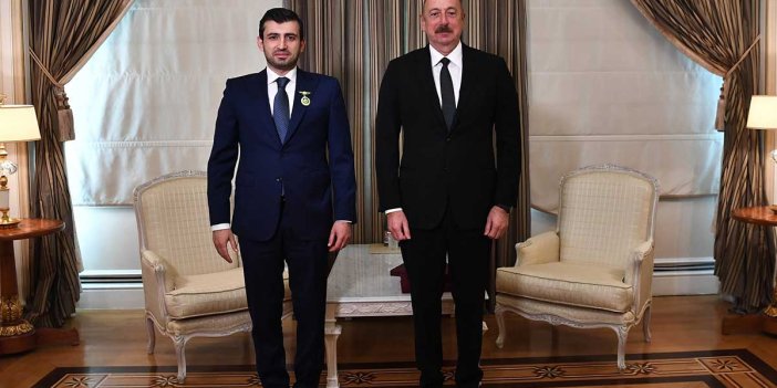 Aliyev'den Bayraktar'a Karabağ Nişanı