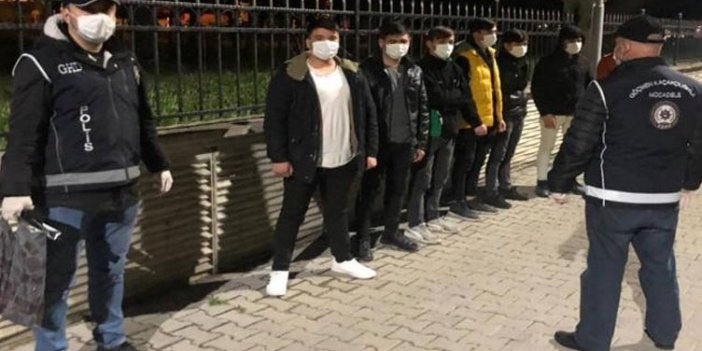 Samsun'da 7 kaçak göçmen yakalandı