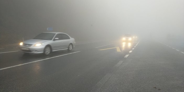Bolu Dağı'nda sis uyarısı. Sürücülere dikkat