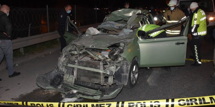 Kadın sürücü navigasyon kurbanı. İzmir'de feci kaza