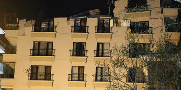 Ankara'daki Açelya Apartmanı'nın çatısı çöktü