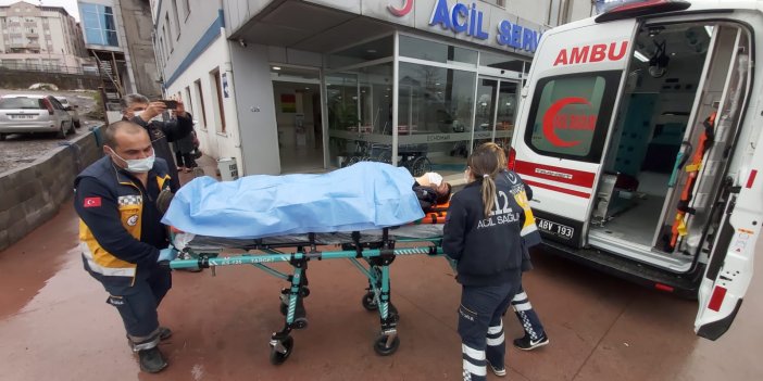 Zonguldak'ta iskeleden düşen işçi yaralandı