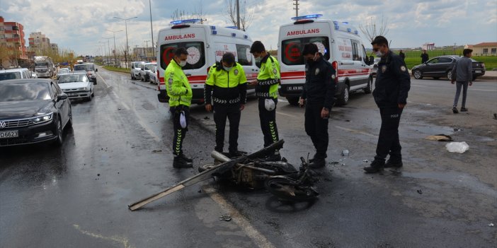 Şanlıurfa'da kamyon ve motosiklet çarpıştı: 2 çocuk yaralandı