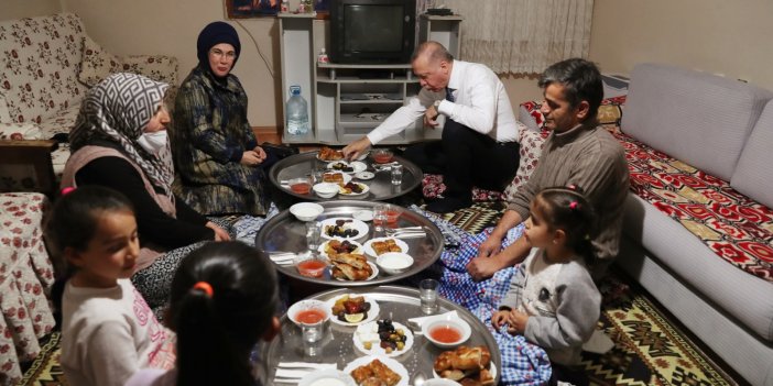 Erdoğan'dan Ankaralı aileye iftar sürprizi