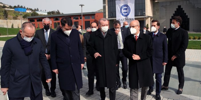 Erdoğan, Marmara Üniversitesi Recep Tayyip Erdoğan Külliyesi inşaatını inceledi