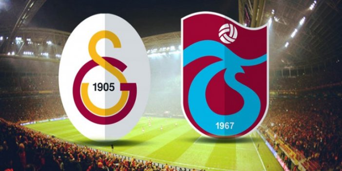 Galatasaray Trabzonspor canlı maç anlatımı
