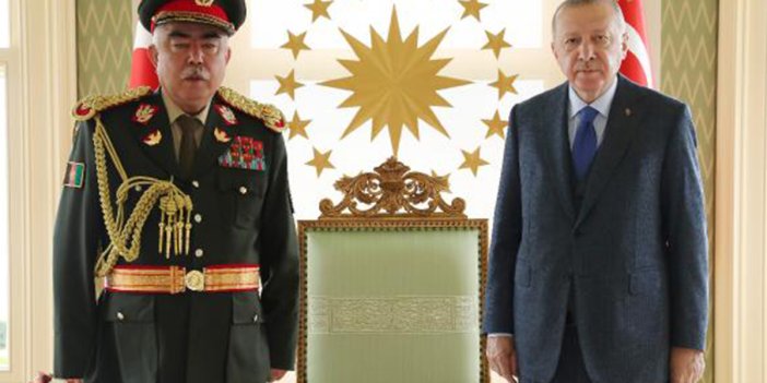 Cumhurbaşkanı Erdoğan Raşid Dostum'u kabul etti
