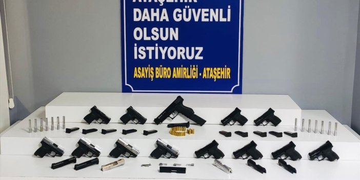 İstanbul'da yasa dışı silah ticareti operasyonu. 2 gözaltı