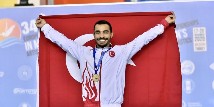 Ferhat Arıcan paralel barda Avrupa Şampiyonu oldu