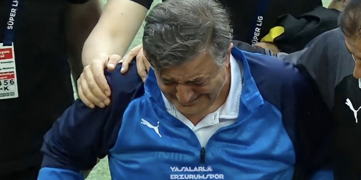 Zor zamanların adamı Yılmaz Vural bu kez Erzurumspor için devrede. Maç sonu hüngür hüngür ağladı