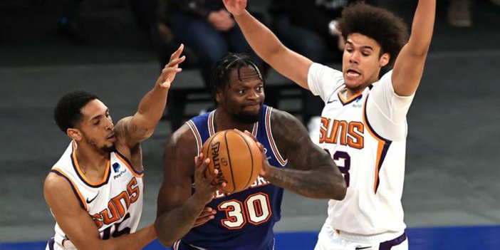 NBA'de Suns Knicks'in serisine son verdi