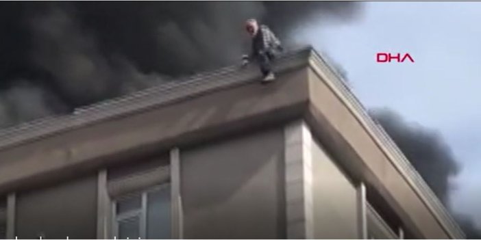 Vatandaşlar ''atlama atlama'' diye bağırdılar ancak yangından kurtulmak için 6. kattan atladı