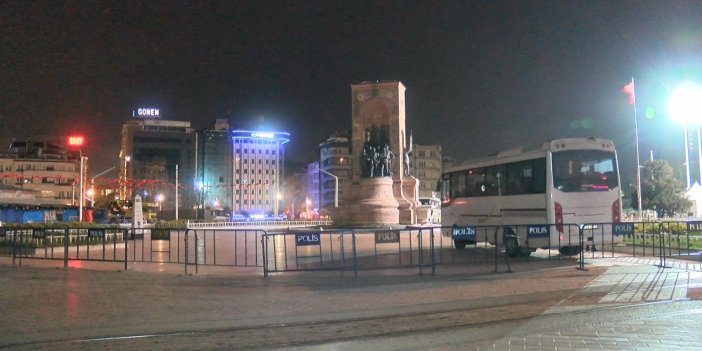 Taksim Meydanı ve Gezi Parkı'na 1 Mayıs öncesi bariyer önlemi