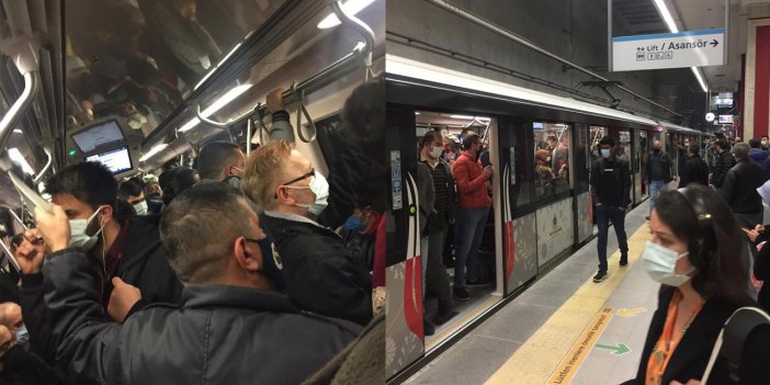 Metroda yolcu yoğunluğu nedeniyle ek sefer düzenleniyor. 16 milyon kapanmadan muaf