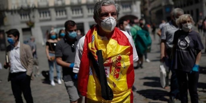 İspanya'da Kovid-19'dan vefat ve vaka sayısında düşüş sürüyor