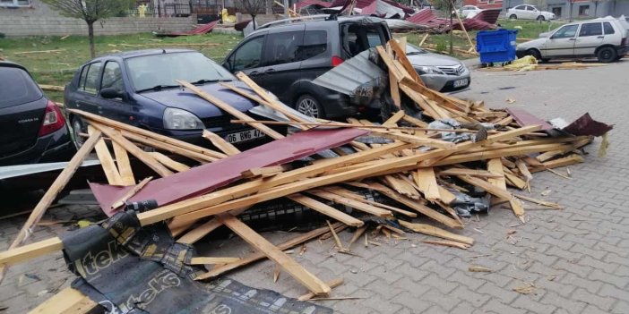 Yozgat'ta fırtınanın verdiği hasar tespit ediliyor