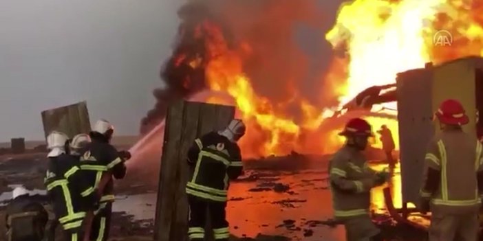 IŞİD'in saldırdığı petrol kuyusundaki yangın söndürüldü