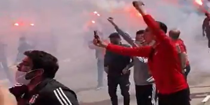 Beşiktaşlılar, Beşiktaş takımını böyle uğurladı