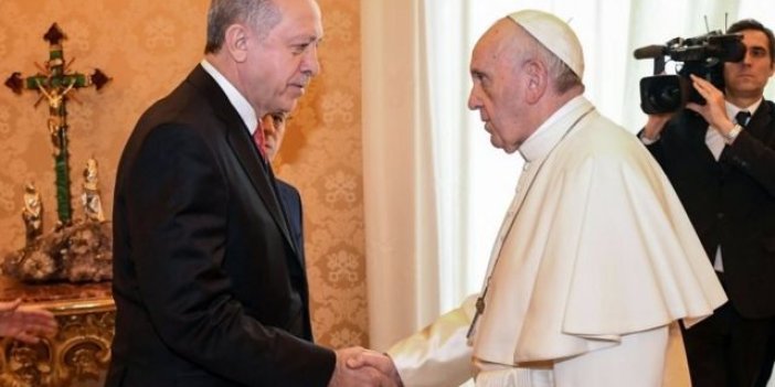 Erdoğan Papa ile Gazze'yi görüştü