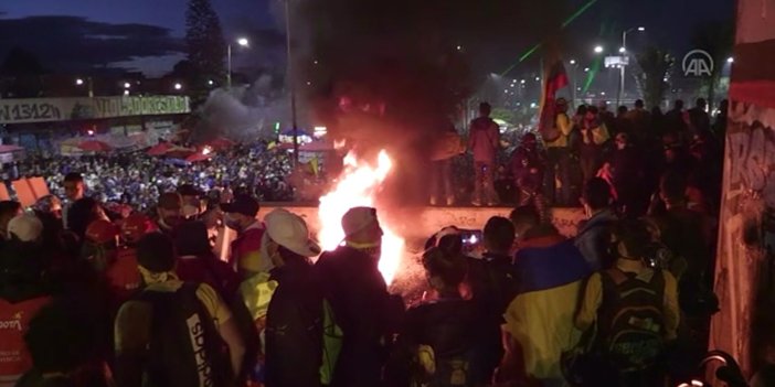 Kolombiya'da hükümete yönelik protestolar 22'nci gününde