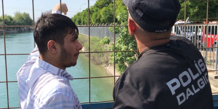 Adana'da sulama kanalına giren genç kayboldu