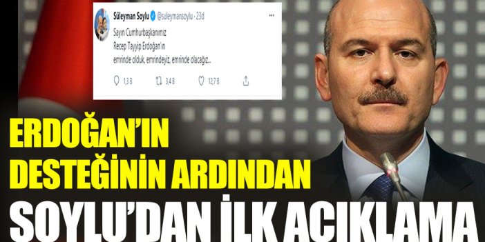 Bakan Soylu: Erdoğan'ın emrinde olacağız