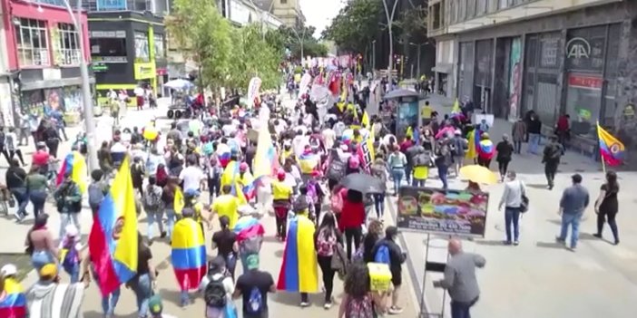 Kolombiya'da hükümet karşıtı gösteriler 28'nci gününde
