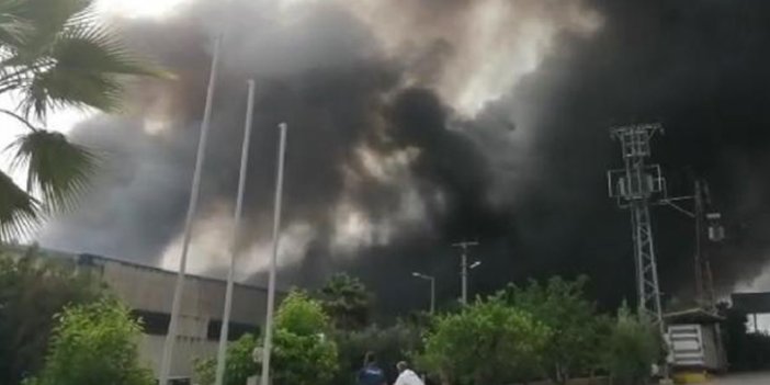 Tarsus Organize Sanayi Bölgesi'nde yangın