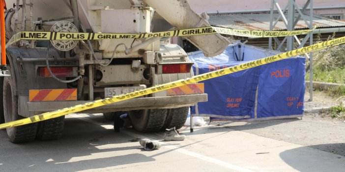 Beton mikserini tamir için altına girdi, hareket etmesiyle öldü