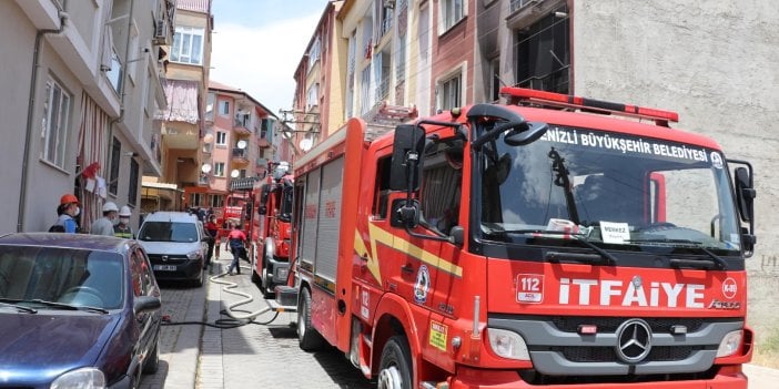 Kızının oturduğu daireyi yaktı apartmanı kilitleyip kaçtı