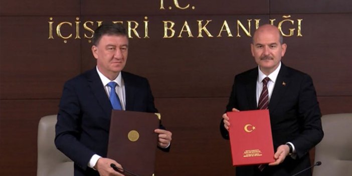 İçişleri Bakanı Soylu Özbek mevkidaşı ile görüştü