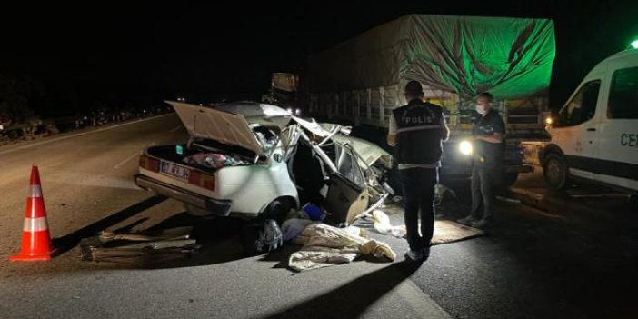 Adana'da feci kaza: 1 ölü, 3 yaralı