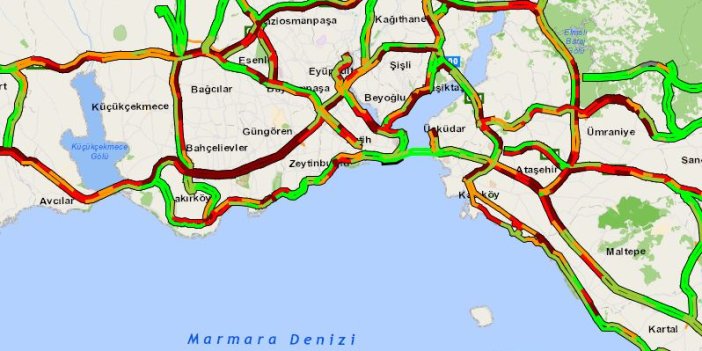 İstanbullu çıldırmış olmalı! Trafik yoğunluğu yüzde 74 oldu