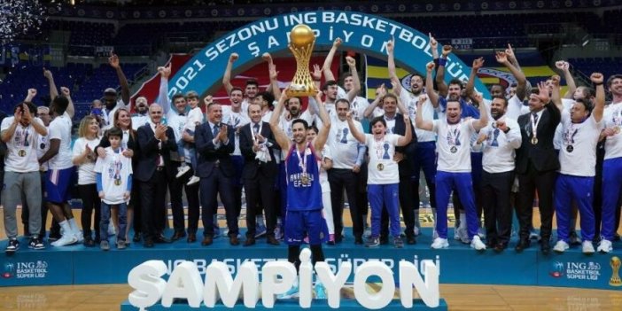 Basketbolda şampiyon Anadolu Efes