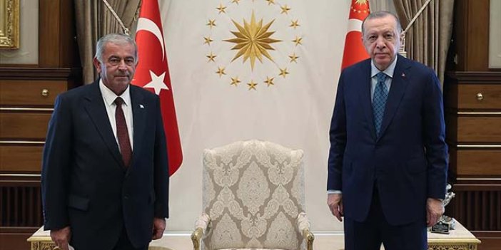 Erdoğan, KKTC Cumhuriyet Meclisi Başkanı'nı kabul etti