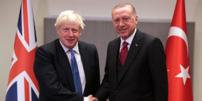 Erdoğan İngiltere Başbakanı Boris Johnson'la bir araya geldi