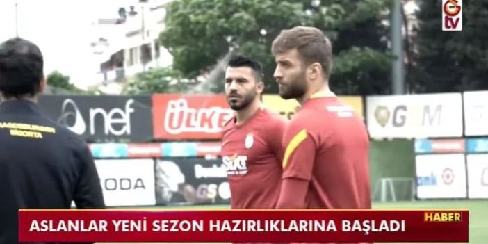 Galatasaray'ın yeni transferleri idmanda