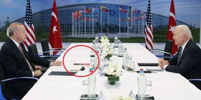 Erdoğan-Biden görüşmesinde dikkat çeken detay