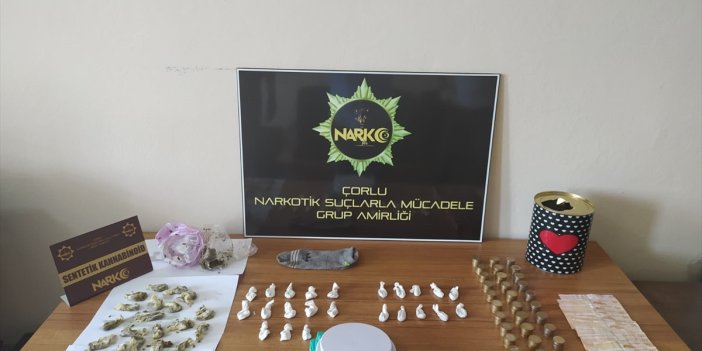 Çorlu'da uyuşturucu satıcılarına yönelik operasyon
