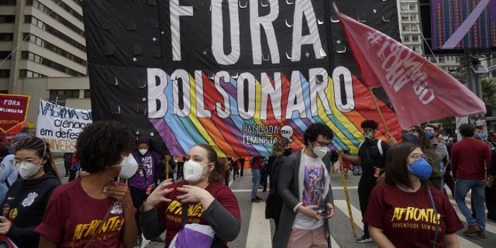 Brezilya'da Bolsonaro karşıtı gösteri