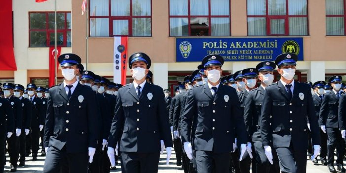 Trabzon’da 240 polis adayı mezun oldu