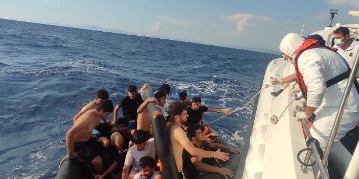 Aydın’da 100 kaçak göçmen kurtarıldı