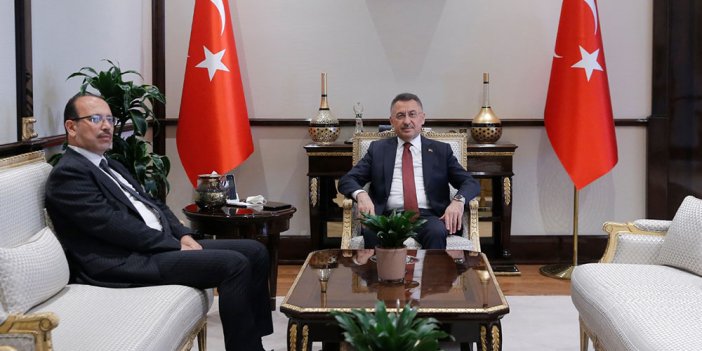 Cumhurbaşkanı Yardımcısı Oktay yeni Sayıştay Başkanı Yener ile görüştü