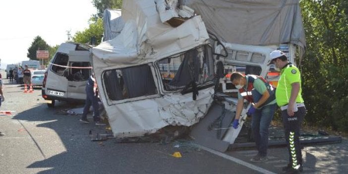 Düğün yolunda feci kaza