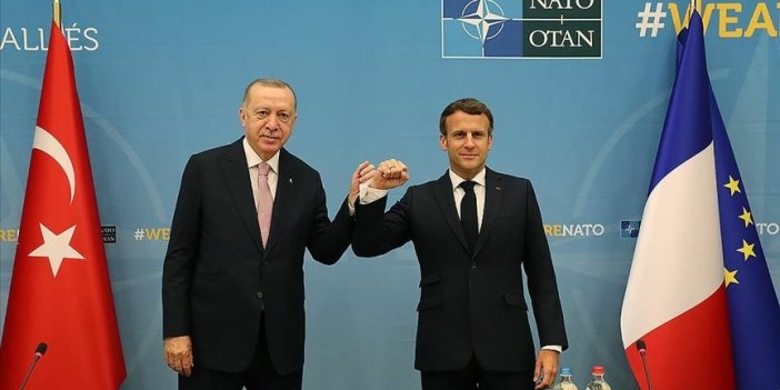Macron: Ankara ile gerilim azaldı