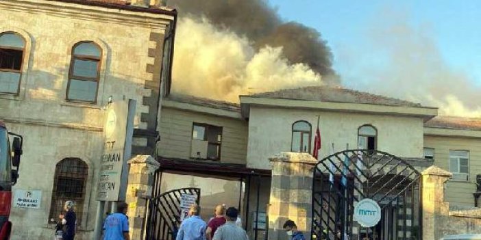 Gaziantep'te özel hastanede bir hastanede yangın çıktı