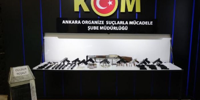Ankara'da yasa dışı silah ticareti operasyonu